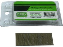 Grex 23 Gauge Headless Pins (45mm) -1 3/4″ (Pack of 2,500)