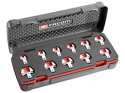 (10.J11)-Torque Wrench 11pc Open End Attachment Set (8-19mm)