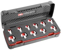 (10.J11)-Torque Wrench 11pc Open End Attachment Set (8-19mm)