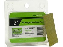 Grex 23 Gauge Headless Pins (50mm) -2″ (Pack of 2,500)