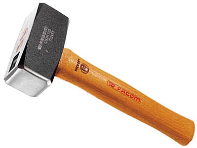 (1262H.125)-Club Hammer w/Hickory Handle (Beveled Edge)(2.75lbs)