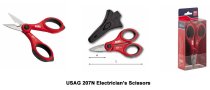 (207 N) -Electrician's Scissors w/Cable cutter (USAG) (limited supply)