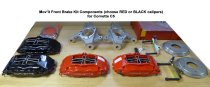 Mov'it/Porsche Front Brake Kit Components - Corvette C5