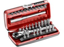 (R.180J31) -Compact Flex Head Ratchet Bit Set (31pc) (Facom)