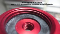 GM Brake Bleeder Adapter Cap (requires Euro adapter)