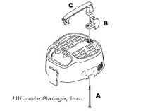 Handle - Attix 12 (plastic)(C)(3 left)