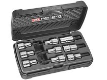 (AMEX.3) -1/2″ Drive 9pc Torx Socket Set (T20>T60)(Facom)