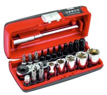 (609 1/4 SKX)-1/4" Dr Compact Metric Set (w/grip sockets & bits)