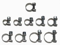 304ss Mini Clamps-10pc Sample Pack (#8 thru #17)