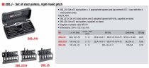 (285.JS5) -Stud Extractor Set-5pc (for right hand studs 3-18mm)