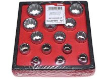 (MODM.SU15)-1/2″ Drive Fract Socket Set (15pc)(3/8-1 1/4″) (USAG) (limited supply)