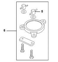 (1224.125S)-Swivel Base for 5" Facom/USAG 1224 Series Vice