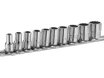 (RB.40AU)-1/4″ Drive 12pt Thin Wall Socket Set (10pc)(3/16-9/16)