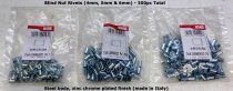 (Rivet-5mm) -Blind Nut Rivets-100pc (for Y.107 and 995C Riveters