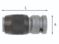 (EF.R) -1/4" Drive Bit Holder with Locking Ring (USAG)