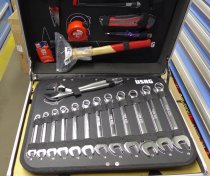 (002 JTMA)-181pc Maintenance Tool Set (Metric) w/Tool Trolley (USAG) (Freight)