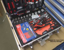 (002 JTMA)-181pc Maintenance Tool Set (Metric) w/Tool Trolley (USAG) (Freight)