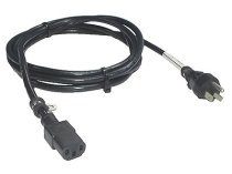 Longwell (IBM 6952300) 9' Black Computer Power Cord (IEC)