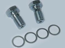 Banjo Bolt Set-10x1.0mm (brushed nickel plating w/washers)