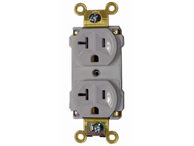 20a/120v "Audio Grade" Duplex Receptacle (PT5362-AGRY) (limited supply-NLA)