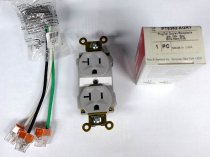 20a/120v "Audio Grade" Duplex Receptacle (PT5362-AGRY) (limited supply-NLA)