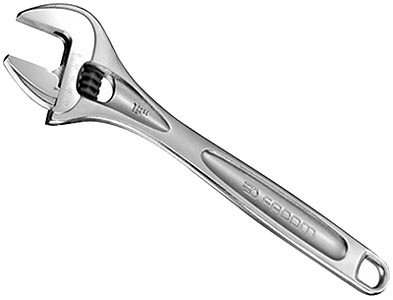 (113A.12C)-Adjustable Wrench-12\" (Chrome Finish)