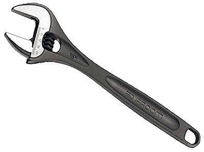 (113A.12T)-Adjustable Wrench-12\" (Black Phosphate finish)
