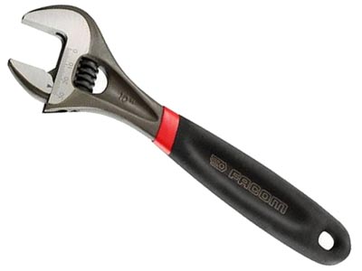 (113A.8TG)-Adjustable Wrench-8" (Comfort Grip/Phosphate)