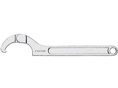 (125A.120)-Hinged Hook Wrench for Side-Hole Nuts (80-120mm)