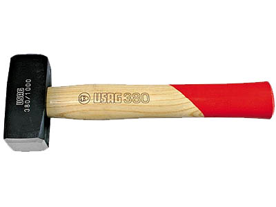 (1262A.200)-Club Hammer with Beveled Edge-2.0kg (4.4 lbs)(USAG)