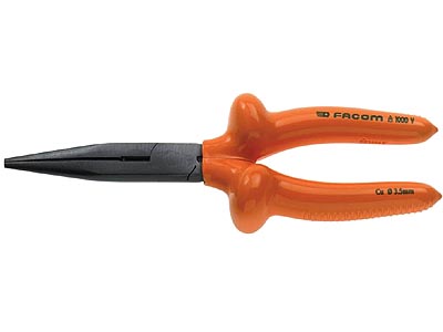 (193.16AVSE) -Insulated Short Half-Round Nose Pliers-6.5\"