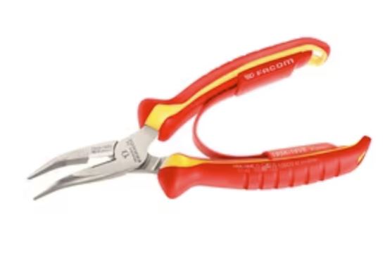 (195A.16VE) -Insulated Short Angled Nose Plier-160mm