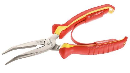 (195A.20VE)-Insulated Half Round Plier w/Angled Tips-200mm (F)