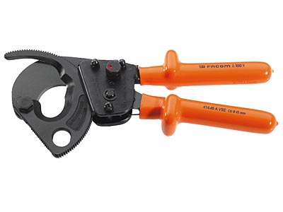 (414.45AVSE) -Insulated Ratcheting Cable Cutter (for Cu/Al)-10"