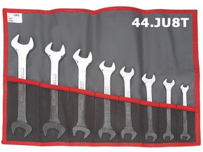(44.JU8T)-8pc Fractional Open End Wrench Set (1/4>1 1/4")(Facom)