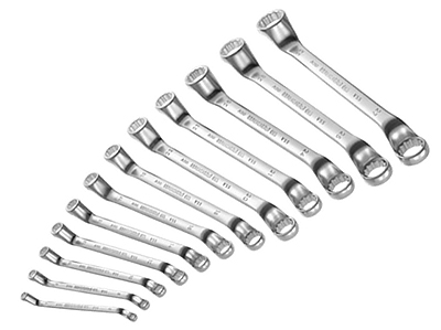 (55A.JE12)-12pc Metric Offset Box Wrench Set (6-32mm)(Facom)