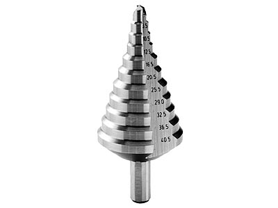 (678006) -Stepped Drill Bit (ISO sizes 6.5-40.5mm)