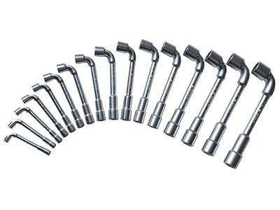 (75.JE16)-Angled Socket Wrench Set-16pc (6x6pt)(8-24mm)