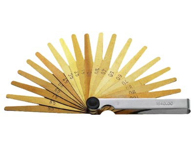 (804.AM) -Anti-magnetic Metric Feeler Gauge Set (19 blades)