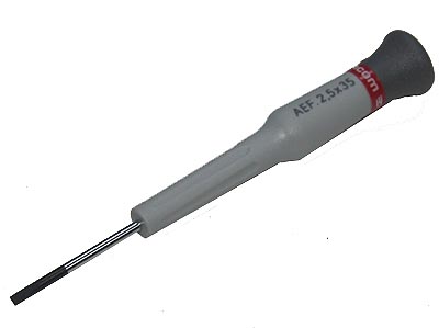 (AEF.1,5x35) -MicroTech Slotted Screwdriver-1.5x35mm