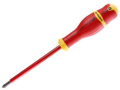(ATP1x100VE)-Insulated Phillips Screwdriver-#1x100mm (2G)(Facom)