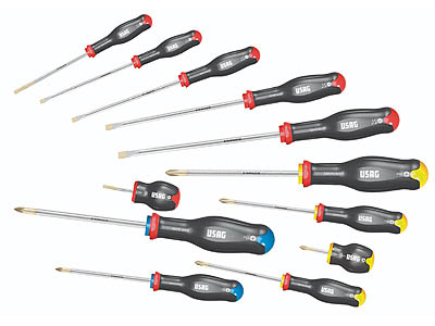 (ATWH.J12) -Screwdriver Set-12pc (Slotted/Phillips)(USAG)