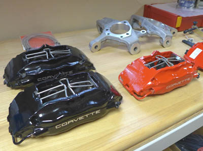 Mov\'it/Porsche Front Brake Kit Components - Corvette C5