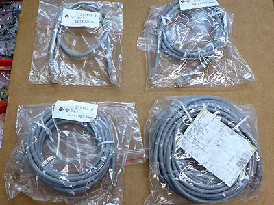 Cat 5 Cables (4pc Set)(2\', 5\', 9\' & 25\')