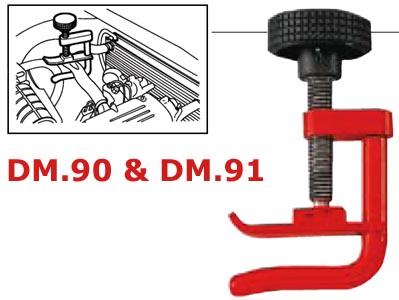 (DM.91)-Hose Clamp (screw type)-for hoses to 45mm diameter