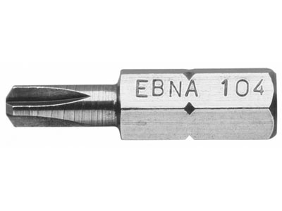 (EBNA.104)-1/4" Bit for #4 BNAE Head Screws (L=25mm)
