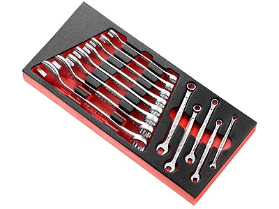 (MODM.440-4)-13pc Fractional Comb Wrench Set (1/4-1\")(USAG)
