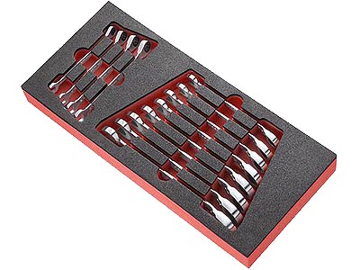 (MODM.467JU12)-12pc Ratcheting Comb Wrench Set (1/4>15/16\")