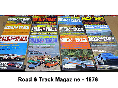Road & Track - All 12 Issues from 1977