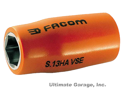 (S.8HAVSE)-1/2\" Drive Insulated 6pt Socket-8mm